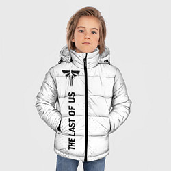 Куртка зимняя для мальчика The Last Of Us glitch на светлом фоне: по-вертикал, цвет: 3D-черный — фото 2
