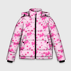 Зимняя куртка для мальчика Барби, сердечки и цветочки