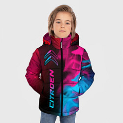 Куртка зимняя для мальчика Citroen - neon gradient: по-вертикали, цвет: 3D-черный — фото 2