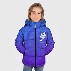 Куртка зимняя для мальчика Nigma Galoxy форма, цвет: 3D-светло-серый — фото 2