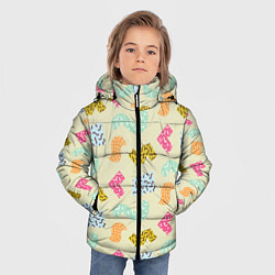 Куртка зимняя для мальчика Color figures, цвет: 3D-черный — фото 2