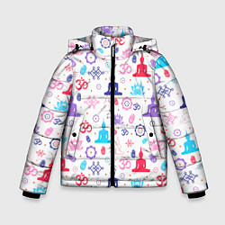 Зимняя куртка для мальчика Медитация - символика