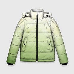 Зимняя куртка для мальчика Абстрактный лаймовый акварельный фон