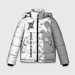 Куртка зимняя для мальчика Darling in the FranXX glitch на светлом фоне: по-в, цвет: 3D-черный