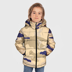 Куртка зимняя для мальчика Камуфляжный узор веенний, цвет: 3D-светло-серый — фото 2
