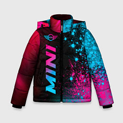 Зимняя куртка для мальчика Mini - neon gradient: по-вертикали