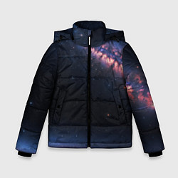 Зимняя куртка для мальчика Млечный путь в звездном небе