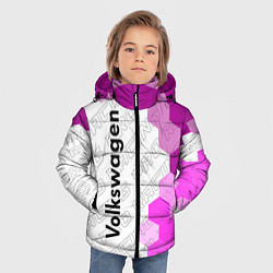 Куртка зимняя для мальчика Volkswagen pro racing: по-вертикали, цвет: 3D-черный — фото 2