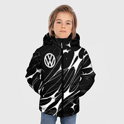Куртка зимняя для мальчика Volkswagen - острые линии, цвет: 3D-светло-серый — фото 2
