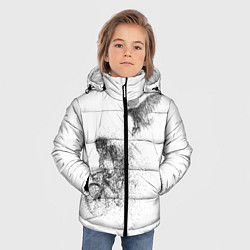 Куртка зимняя для мальчика Скорость,моя стихия, цвет: 3D-светло-серый — фото 2