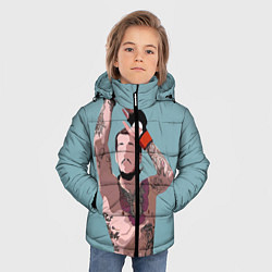 Куртка зимняя для мальчика Suga sean omelly, цвет: 3D-красный — фото 2