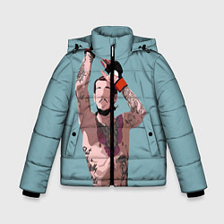 Куртка зимняя для мальчика Suga sean omelly, цвет: 3D-черный