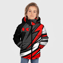 Куртка зимняя для мальчика Kawasaki - red uniform, цвет: 3D-черный — фото 2