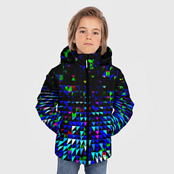 Куртка зимняя для мальчика Пирамиды, цвет: 3D-светло-серый — фото 2
