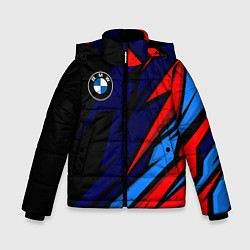 Зимняя куртка для мальчика BMW - m colors and black