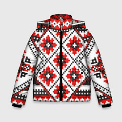 Куртка зимняя для мальчика Удмурт мода, цвет: 3D-черный