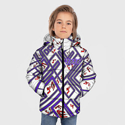Куртка зимняя для мальчика Jojo theme, цвет: 3D-светло-серый — фото 2