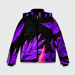 Зимняя куртка для мальчика Floral composition - neon