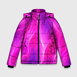 Зимняя куртка для мальчика Pink abstract texture