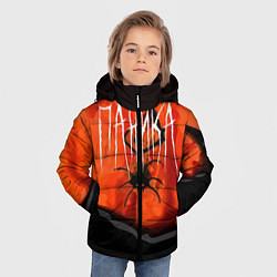 Куртка зимняя для мальчика Не паникуй, цвет: 3D-красный — фото 2