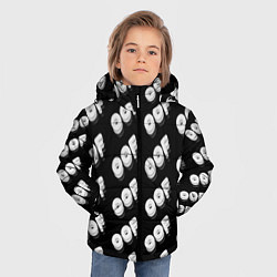 Куртка зимняя для мальчика Off выключение, цвет: 3D-черный — фото 2