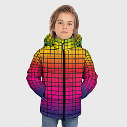 Куртка зимняя для мальчика Палитра rgb, цвет: 3D-черный — фото 2