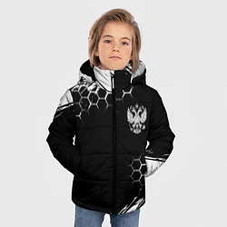 Куртка зимняя для мальчика Патриот России краски, цвет: 3D-черный — фото 2
