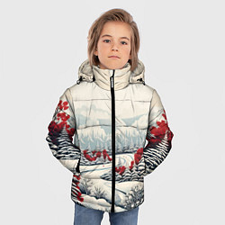 Куртка зимняя для мальчика Зимнее чудо, цвет: 3D-красный — фото 2