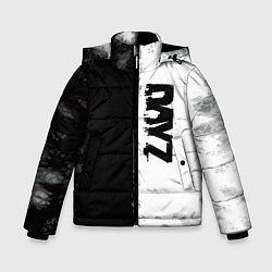 Куртка зимняя для мальчика Dayz черно белый ужас, цвет: 3D-черный