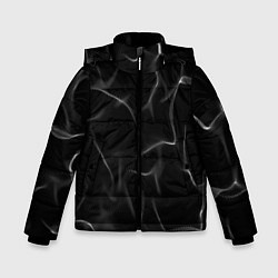 Куртка зимняя для мальчика Узор дыма, цвет: 3D-красный