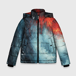 Зимняя куртка для мальчика Контраст воды и огня