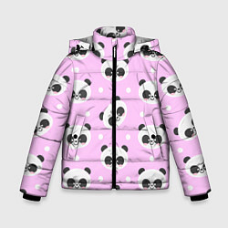 Зимняя куртка для мальчика Милая улыбающаяся панда