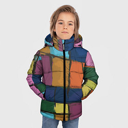 Куртка зимняя для мальчика Эклектика клее, цвет: 3D-красный — фото 2