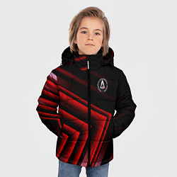 Куртка зимняя для мальчика Mass Effect N7 special forces, цвет: 3D-красный — фото 2