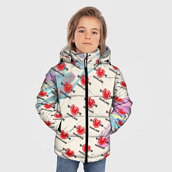 Куртка зимняя для мальчика Momaland pattern, цвет: 3D-черный — фото 2