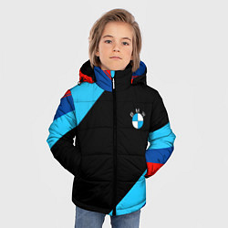 Куртка зимняя для мальчика BMW line, цвет: 3D-светло-серый — фото 2