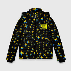 Зимняя куртка для мальчика PUBG sticker games