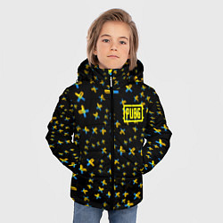 Куртка зимняя для мальчика PUBG sticker games, цвет: 3D-черный — фото 2