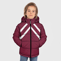 Куртка зимняя для мальчика Бордовая кофта костюм Марата - слово пацана сериал, цвет: 3D-красный — фото 2