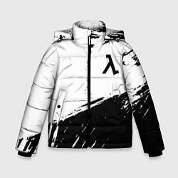 Куртка зимняя для мальчика Half life black color, цвет: 3D-черный