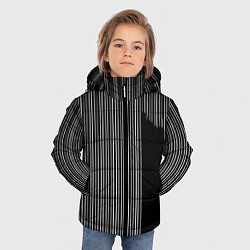 Куртка зимняя для мальчика Visual zebra stripes, цвет: 3D-красный — фото 2