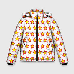 Зимняя куртка для мальчика Звезды защитника