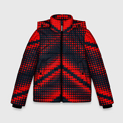 Куртка зимняя для мальчика Geometric angles, цвет: 3D-черный