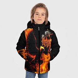 Куртка зимняя для мальчика Феникс ария, цвет: 3D-красный — фото 2