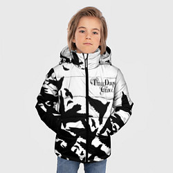 Куртка зимняя для мальчика Three Days Grace вороны бенд, цвет: 3D-красный — фото 2