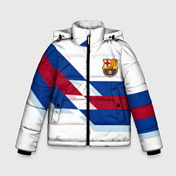 Куртка зимняя для мальчика Barcelona geometry sports, цвет: 3D-черный