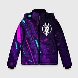 Куртка зимняя для мальчика Dead Space neon gaming, цвет: 3D-черный