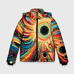 Зимняя куртка для мальчика Space abstraction - ai art