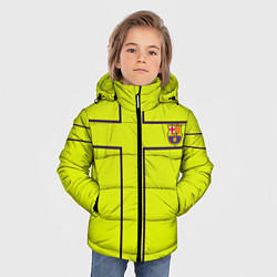 Куртка зимняя для мальчика Barcelona fc club sport, цвет: 3D-черный — фото 2