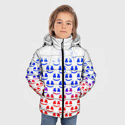 Куртка зимняя для мальчика Marshmello russia color, цвет: 3D-красный — фото 2